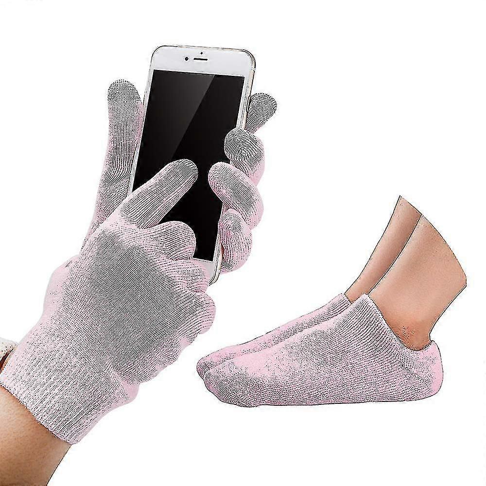 Touch Screen Gloves & Socks, Moisturizing Gel Socks And Gloves Set