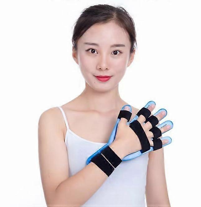 Finger Training Device for Stroke Rehabilitation, Orthotics Fingerboard for Left and Right Hand, Adjustable Size and Durable Material