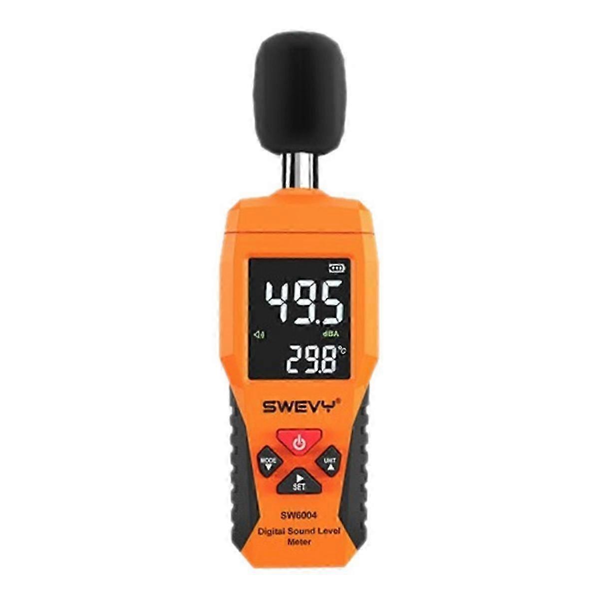 Digital Decibel Meter, Adjustable Measurement Range From 30db To 130db, Fast Response, Large Backlit Lcd Display