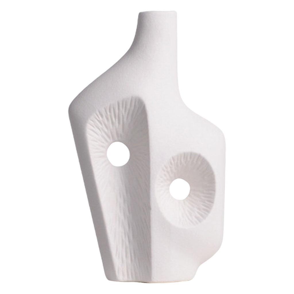 Modern Abstract Irregular Art Ceramic Statue Ornaments Collectible Table