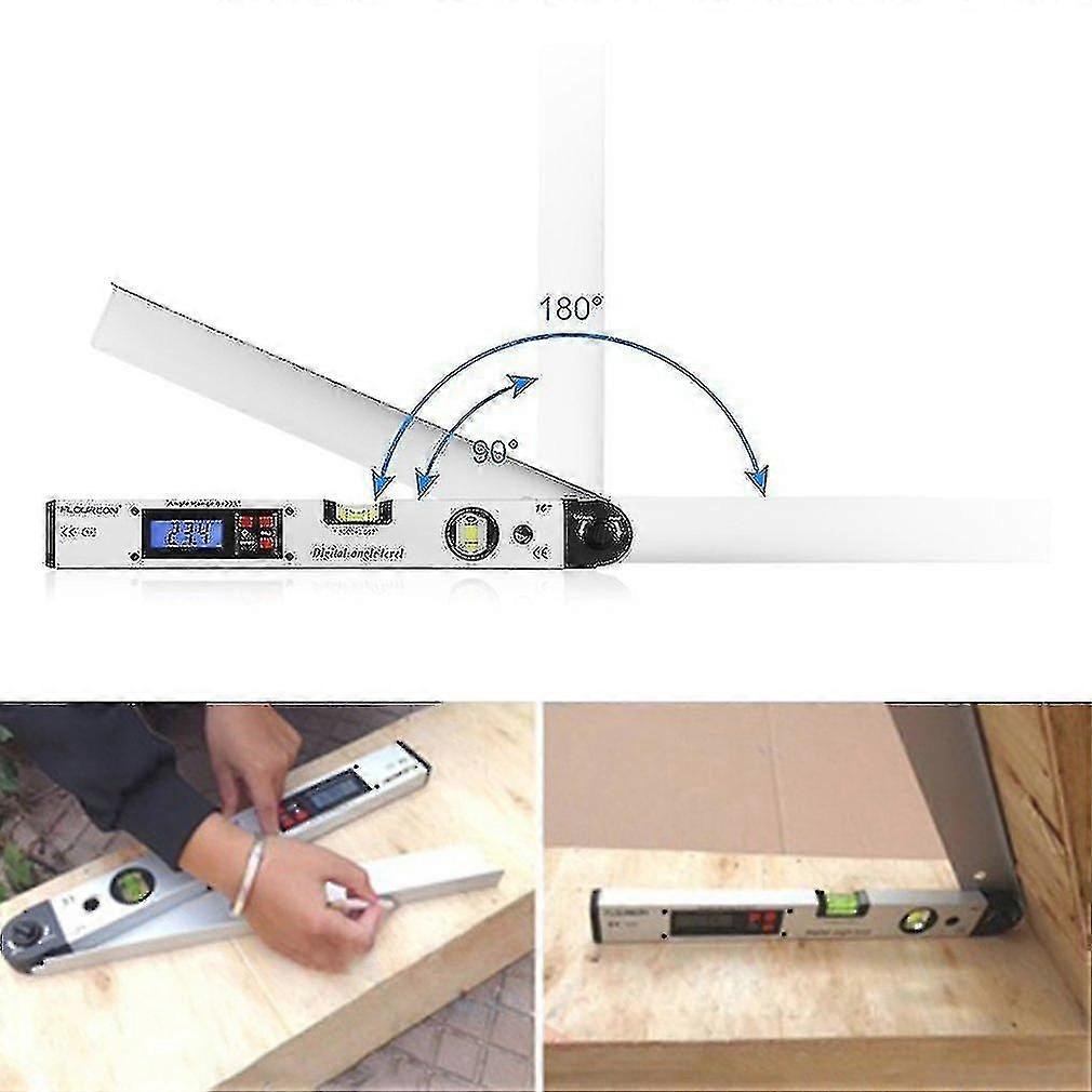 400mm Protractor Electronic Laser Spirit Level Digital Display Angle Meter