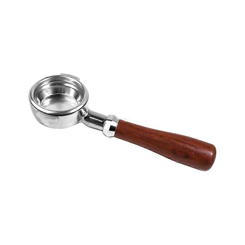 Coffee Machine Bottomless Handle Portafilter Mahogany Bottomless