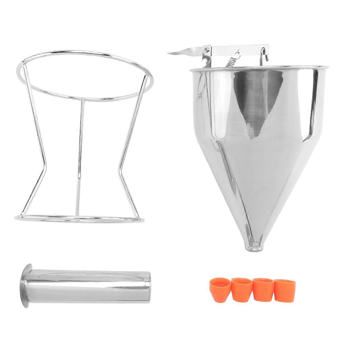 Pancake Batter Dispenser, Multi- Stainless Steel with Stand