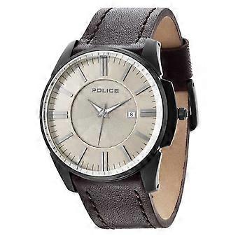 Relógio - POLICE - R1451264001 - Quartzo - Analógico - Pulseira de couro bege