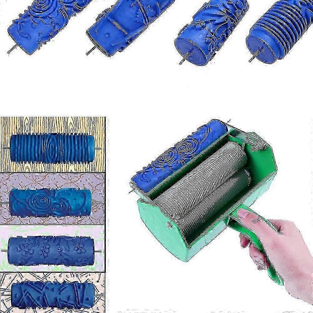 Paint Wallpaper Roller Printing Machine Grain Printing Roller Wall Pattern Tool