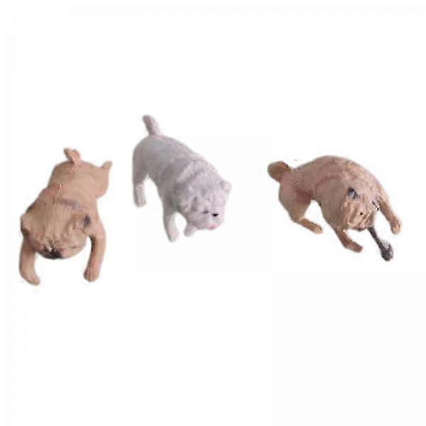 6xPugs Aquarium Ornament Modern Artificial Practical Tank Landscaping Pugs