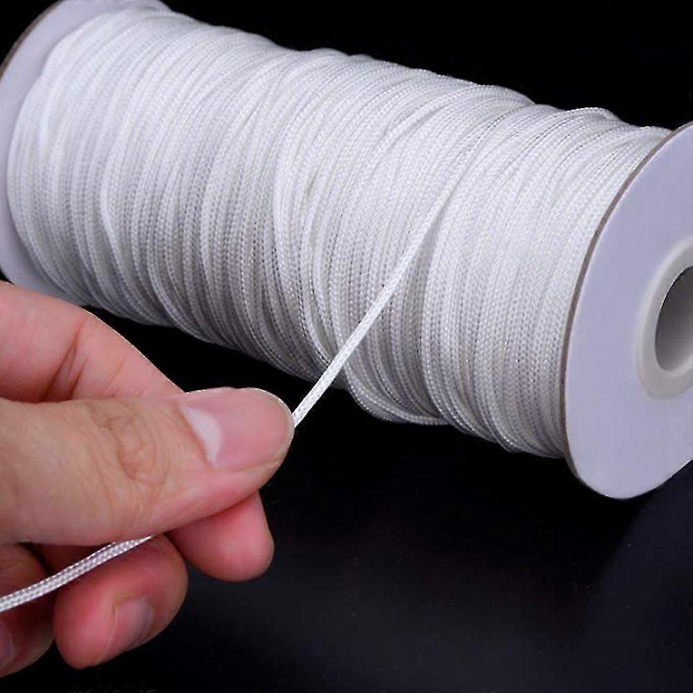 1.8mm Vertical Curtain Drapery Cord White Blind Cord Replacement Accessory Nylon Cord Curtain Accessory 2 Meters-Good