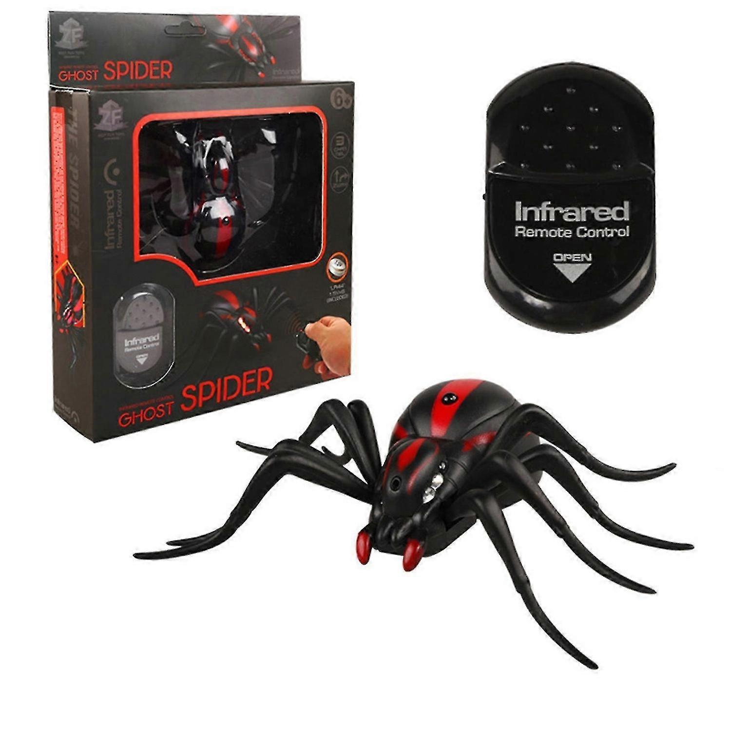 Remote Control Spider Cockroach Simulation Induction Model Scary Mischievous Animal Toy