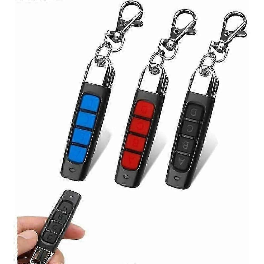 3PCS Universal Gate Remote Control 433 MHz Gate Remote Control Universal Gate Beep Remote Control for Automatic Gate