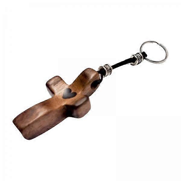 5xCross Keychain Keyring Portable Prayer Cross for Adults Christian