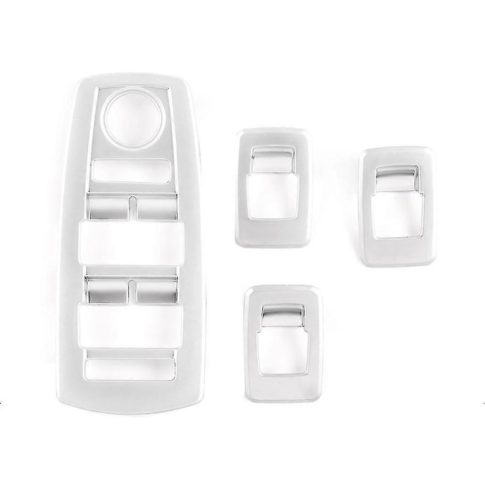 For X3 E83 2006-2010 Car Window Glass Lifting Buttons Frame Stickers 4pcs/set