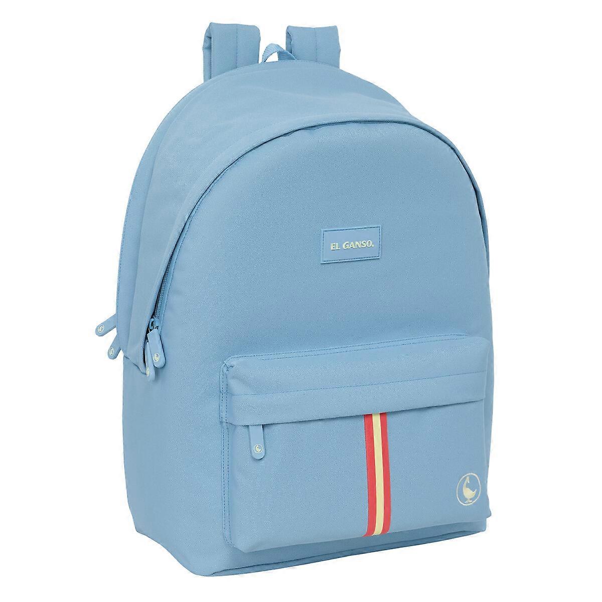 Rucksack for Laptop and Tablet with USB Output El Ganso Basics Blue