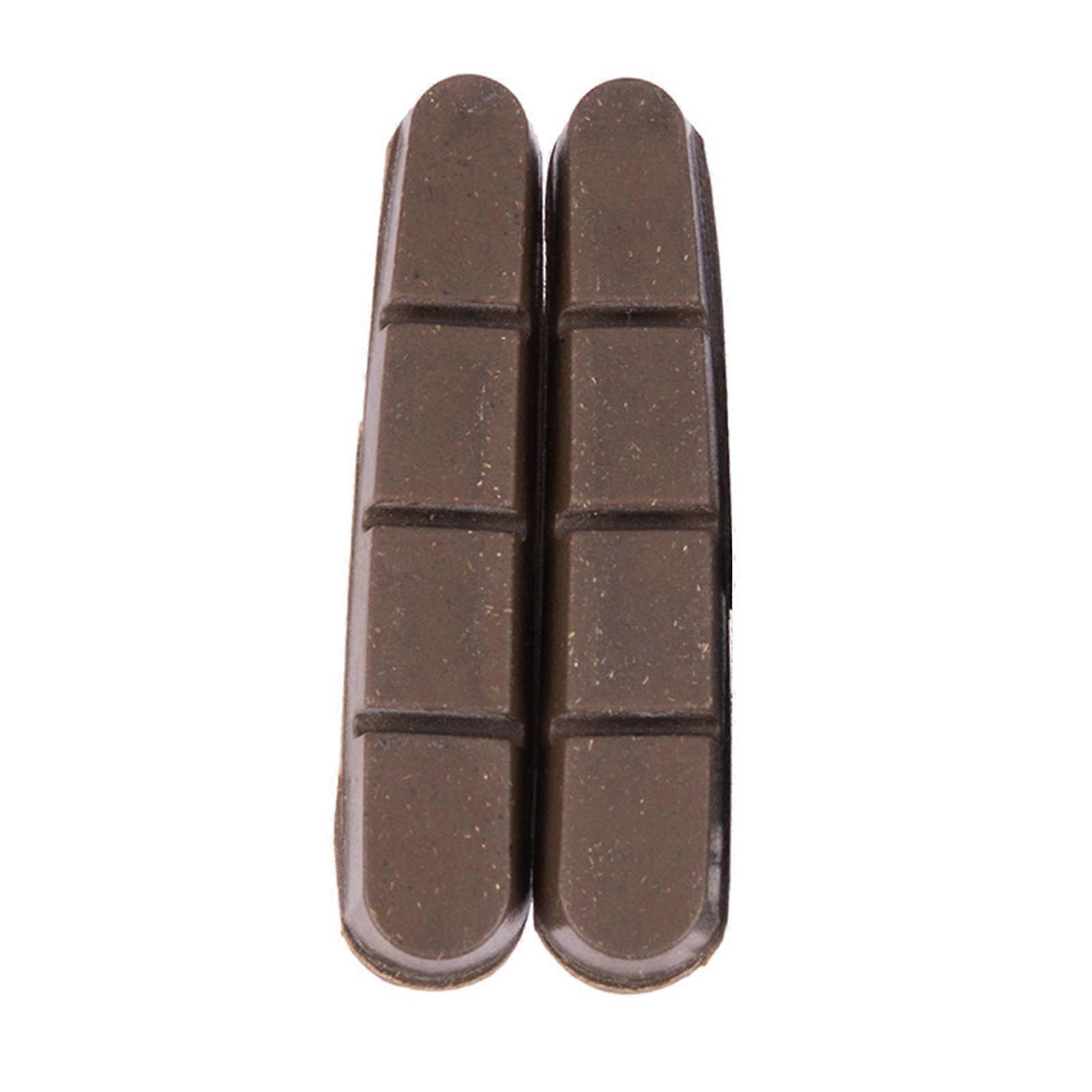 2 Pcs/set Replacement Pads Carbon Brake Pads Carbon Fiber Rims for Road Bike Cushions Cork Brake Shoes Suitable