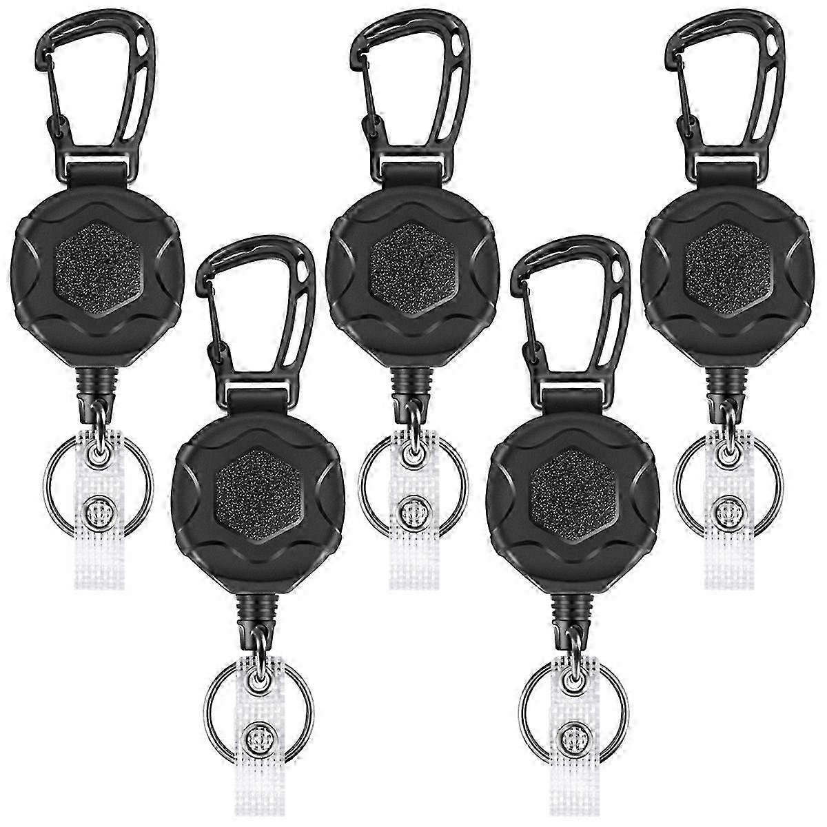 Keychains Heavy Duty Badge Reel Retractable Id Badge Cli