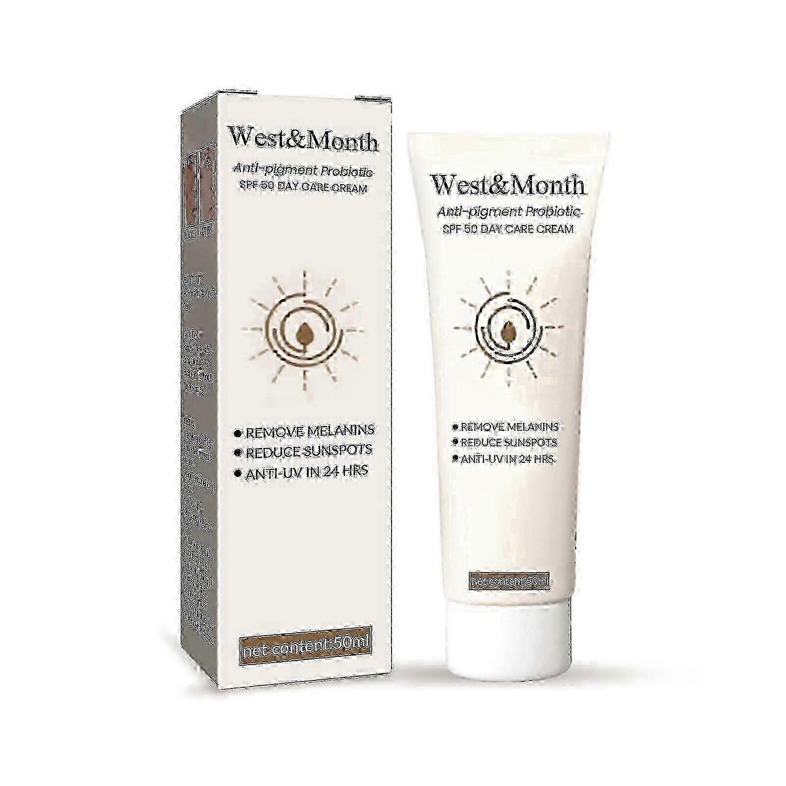 Anti-poignant Probiotic SPF 50 Day Care Cream, Brightening Skin Waterproof Anti-sweat Refreshing Isolation Protective Cream