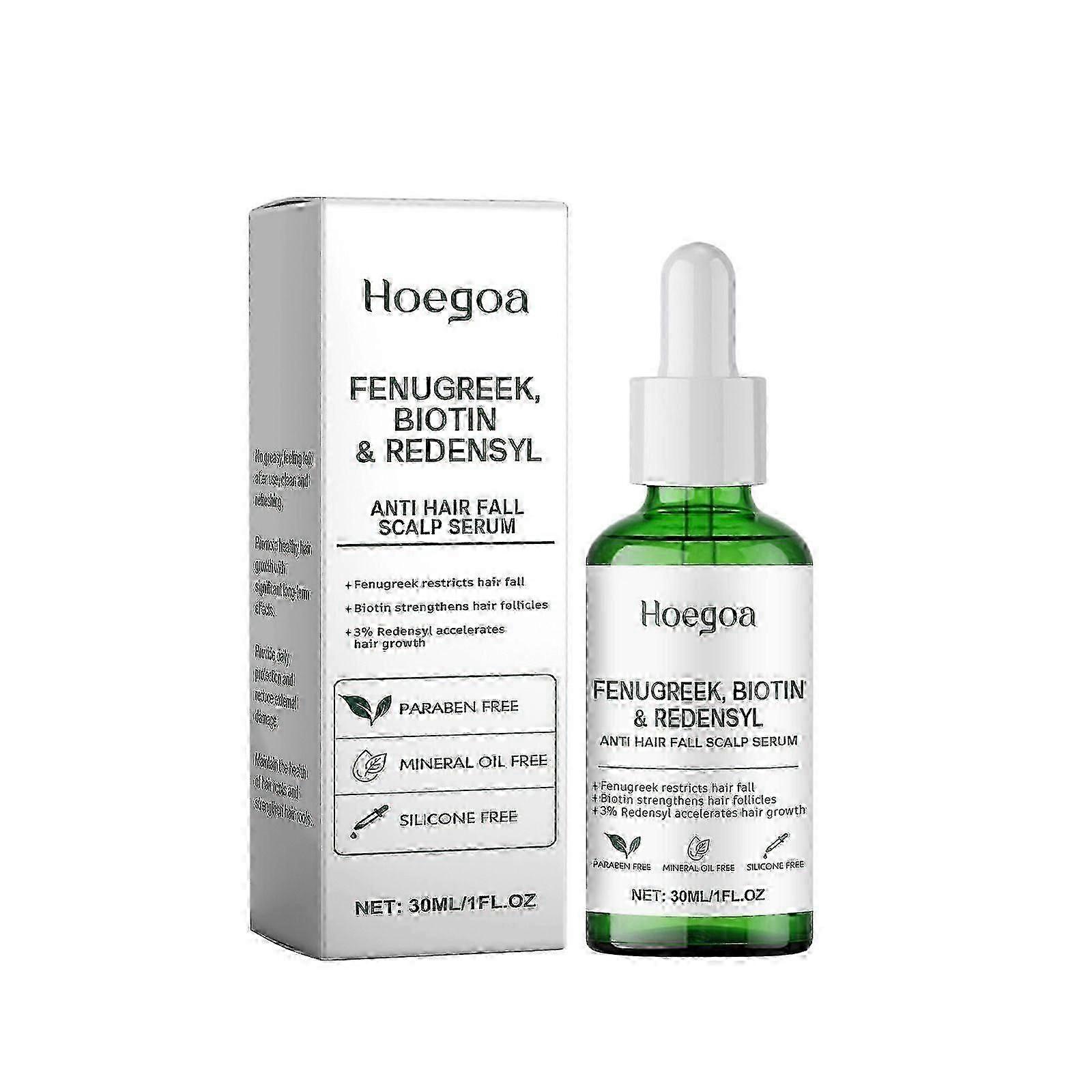 Hoegoa Hair Care Essential Oil Moisturizing Repair Hair Soft Hair Fluffy Care Scalp Essence