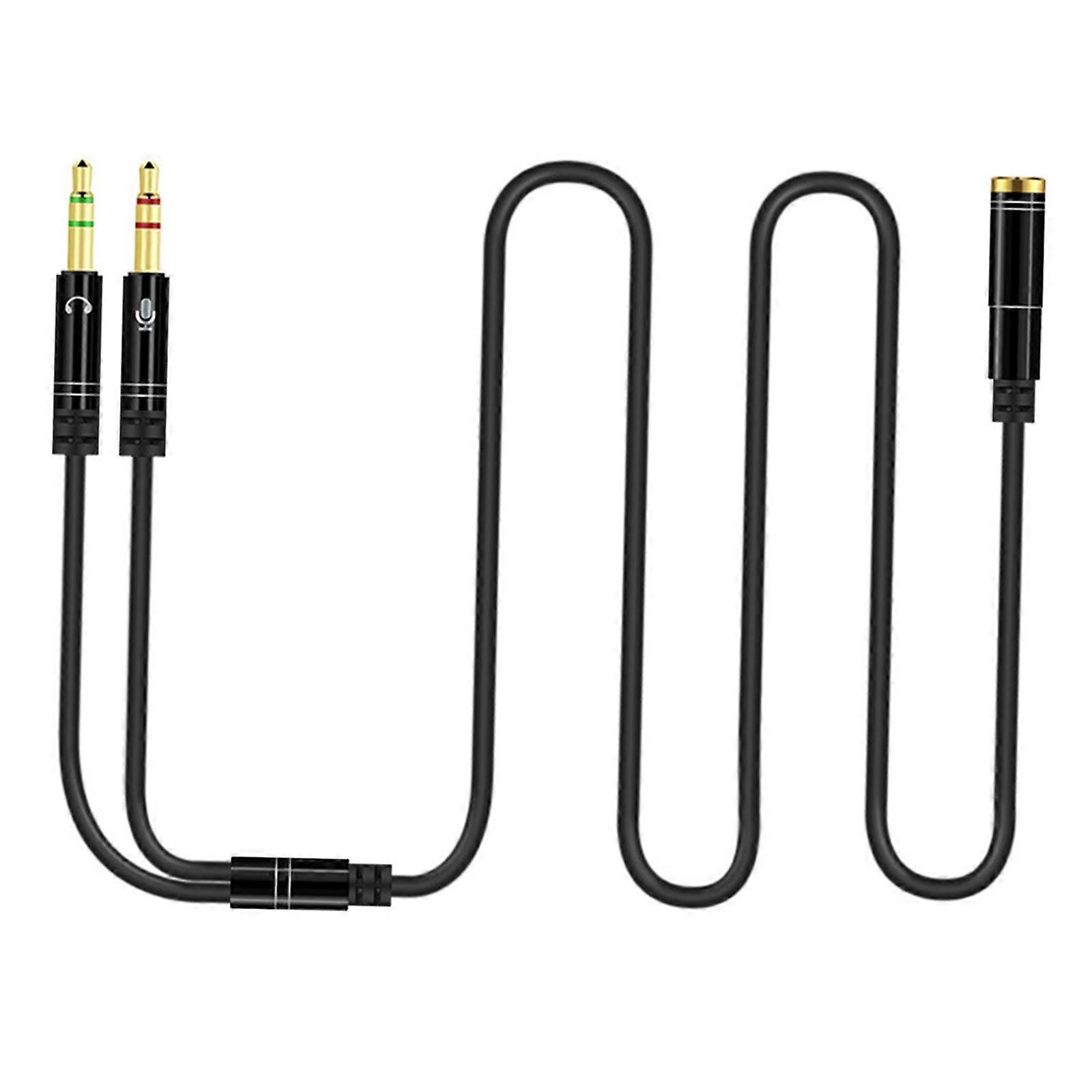 Headphone Splitter Conversion Plug Two Adapter Line Headset Laptop Adapter Y