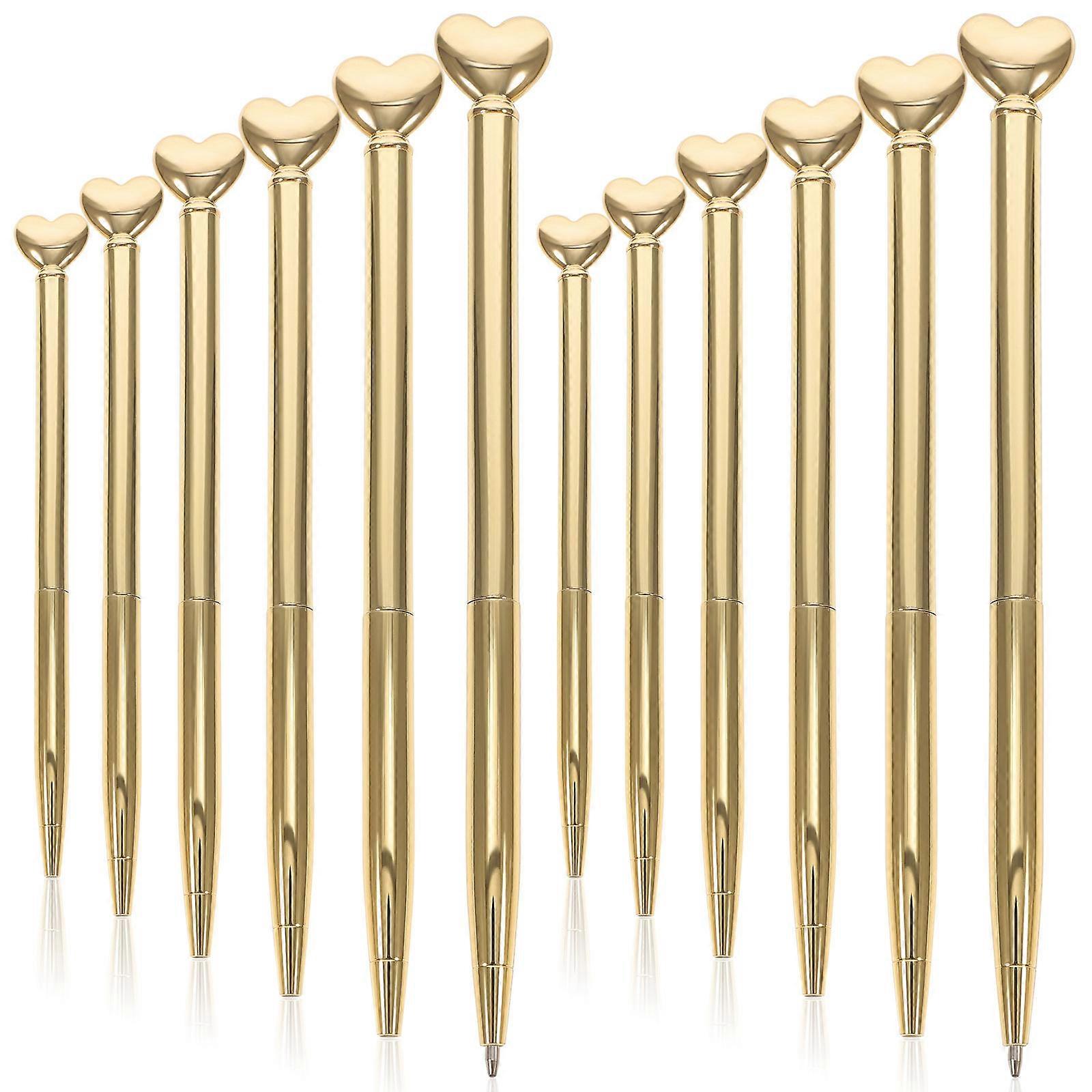 Creative Metal Ballpoint Pen for Writing Use 12Pcs Multi-Function Pens