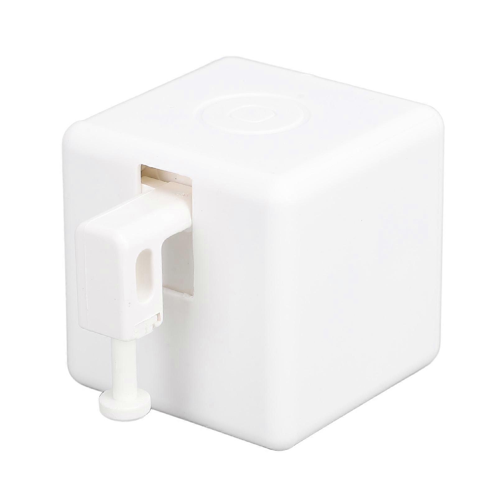 Trådløs Bluetooth Smart Knap Switch Pusher Timer Stemmestyring Touch Control Plastik Hvid 