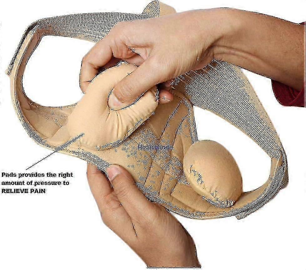 Inguinal Hernia Belt For Men Post Surgery Hernia Pain Relief Truss Brace For Double/single Inguinal Superior Comfort Austable Pressure 2 Removable F