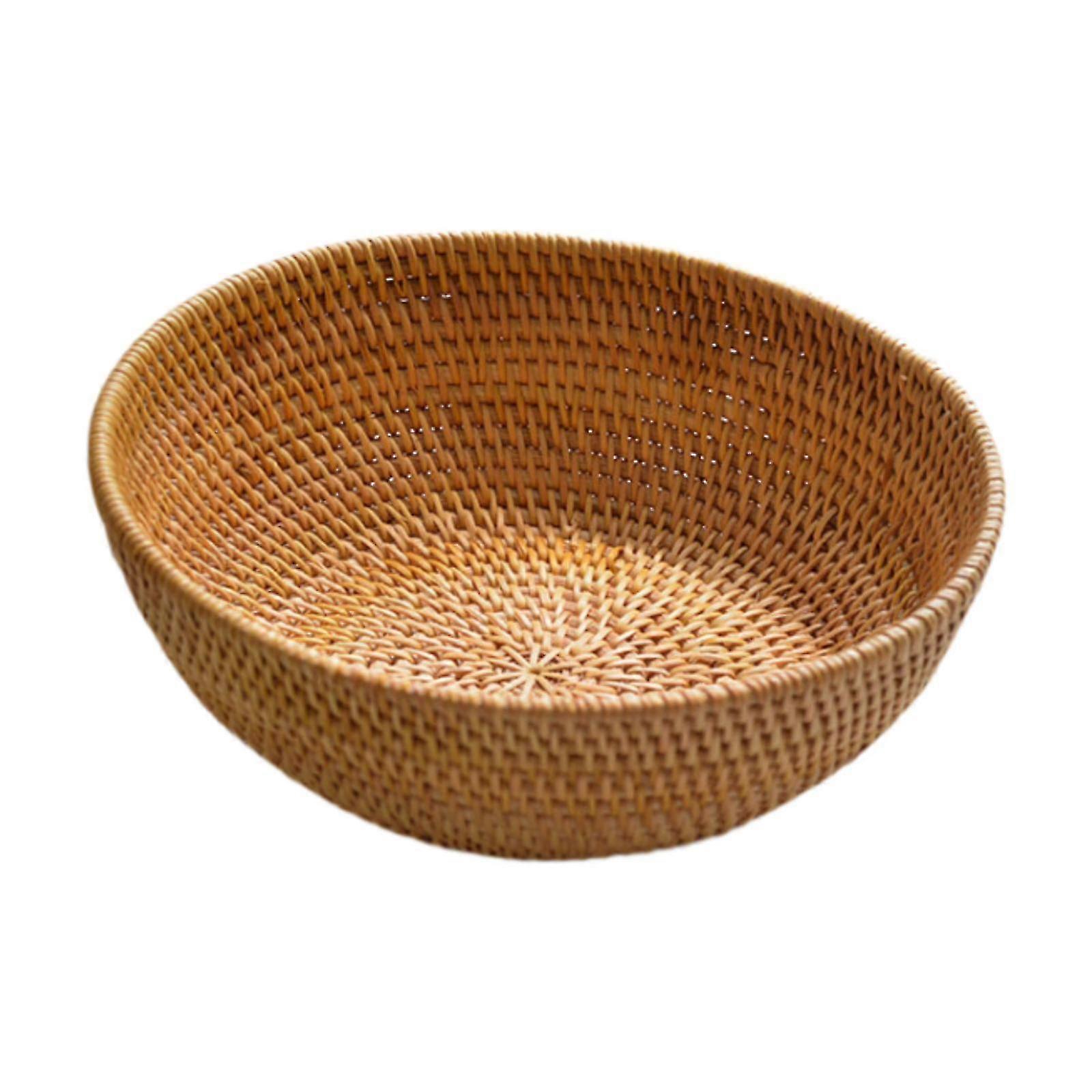 Versatile Round Fruit Basket Suitable for Organizing Small Sundries in Living Room Spaces