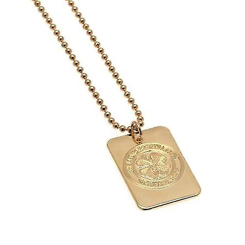 Celtic FC Gold Plated Dog Tag And Chain