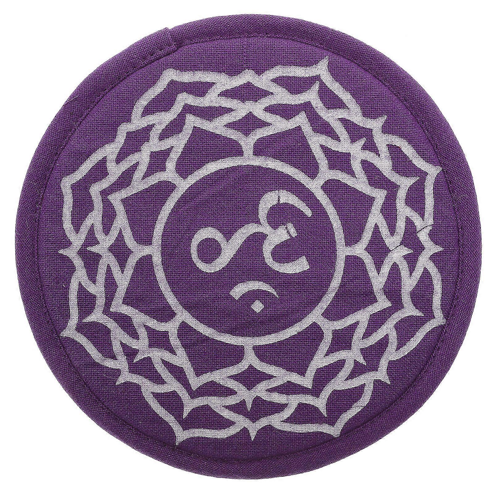 Buddhist Singing Bowl Mat, Hand-made Cushion from Nepal, Convenient and Significant