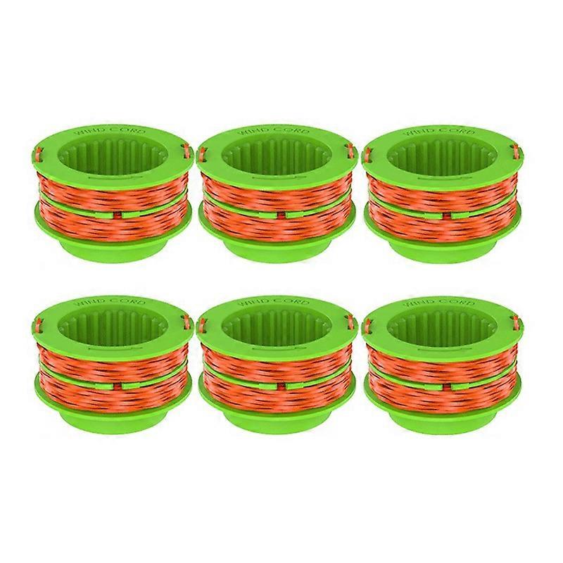6Pcs for EGO POWER+ 15-inch Lawn Mower ST1500 ST1500-S ST1502 Replacement Line Spools, AS1300