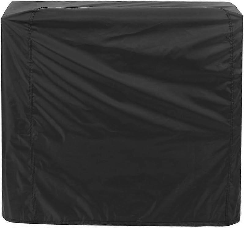 Barbecue Cover 145x61x117 cm, Waterproof Rectangular Black Grill Cover with UV Protection and Durability Features