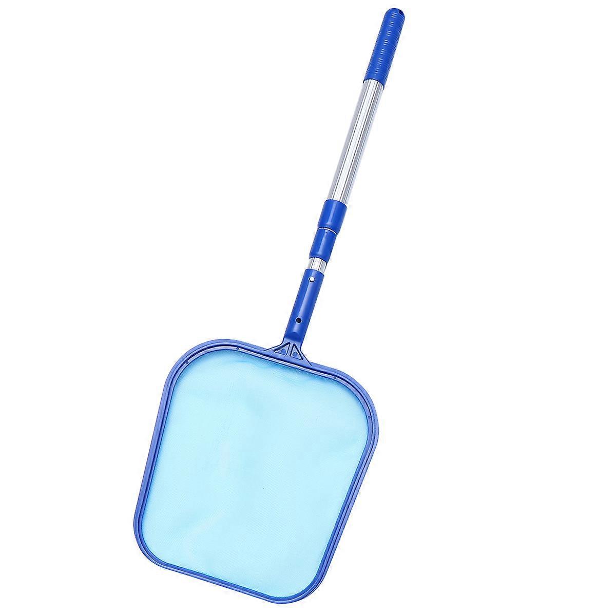 Adjustable Pool Cleaning Tool Set with Mesh Net and Aluminum Rod for Debris Removal in Pools, Ponds, and Fountains