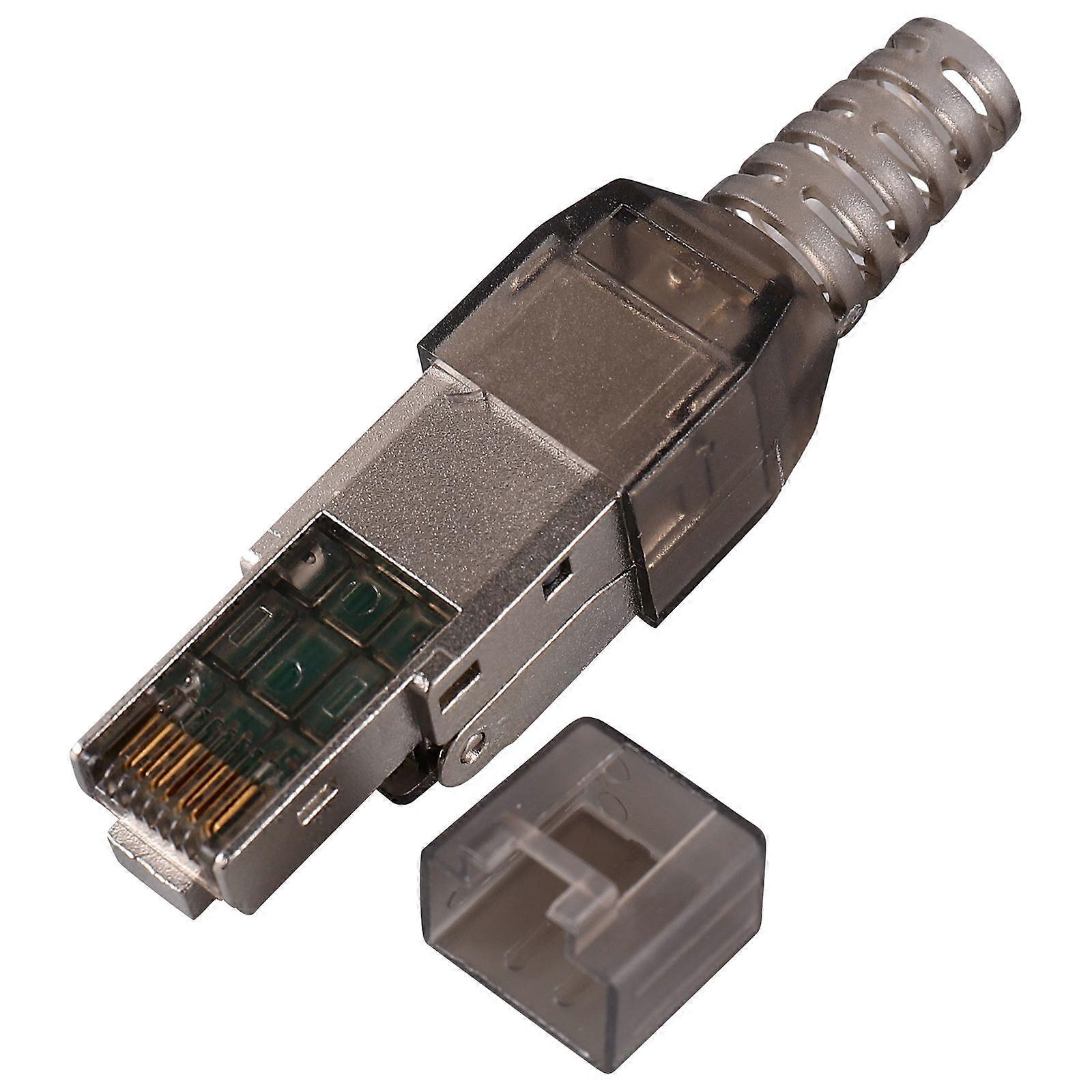Cat Connector Cavo dati a crimpare Forma rettangolare Design semplice Compatibilità 1Pack