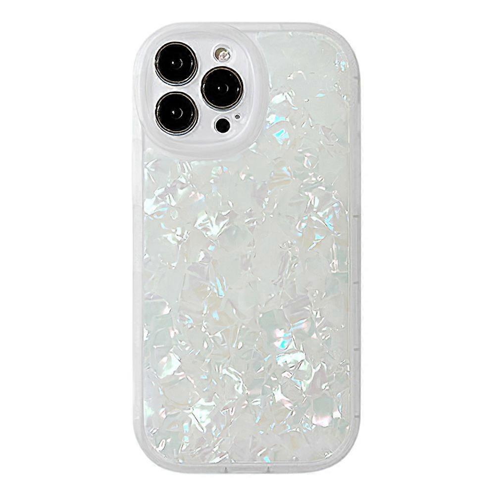 For iPhone 14 Pro Max TPU Case with Shell Pattern Shockproof Phone Back Cover