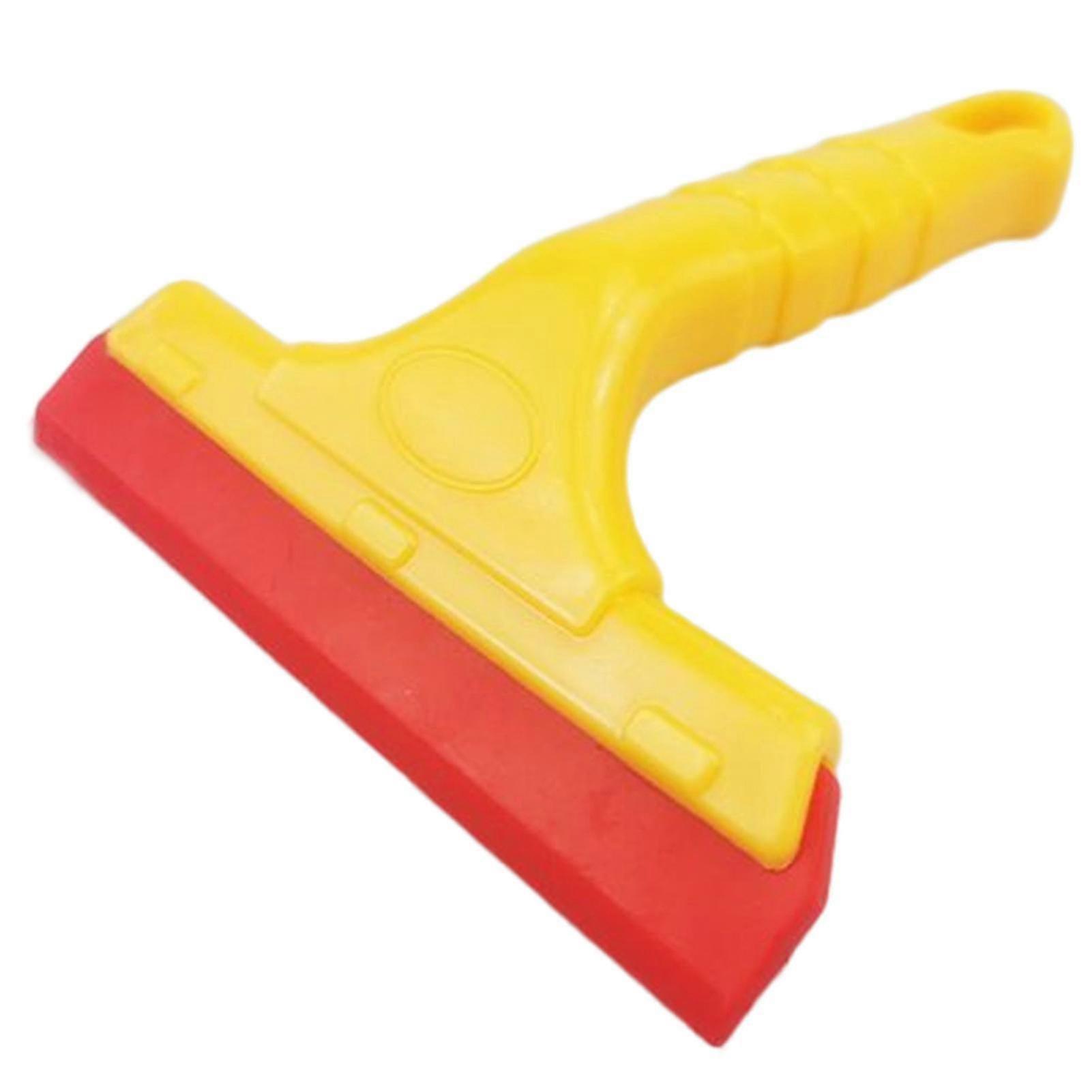Car Tint Film Squeegee Flexible Window Scraper Multipurpose Tool - Yellow