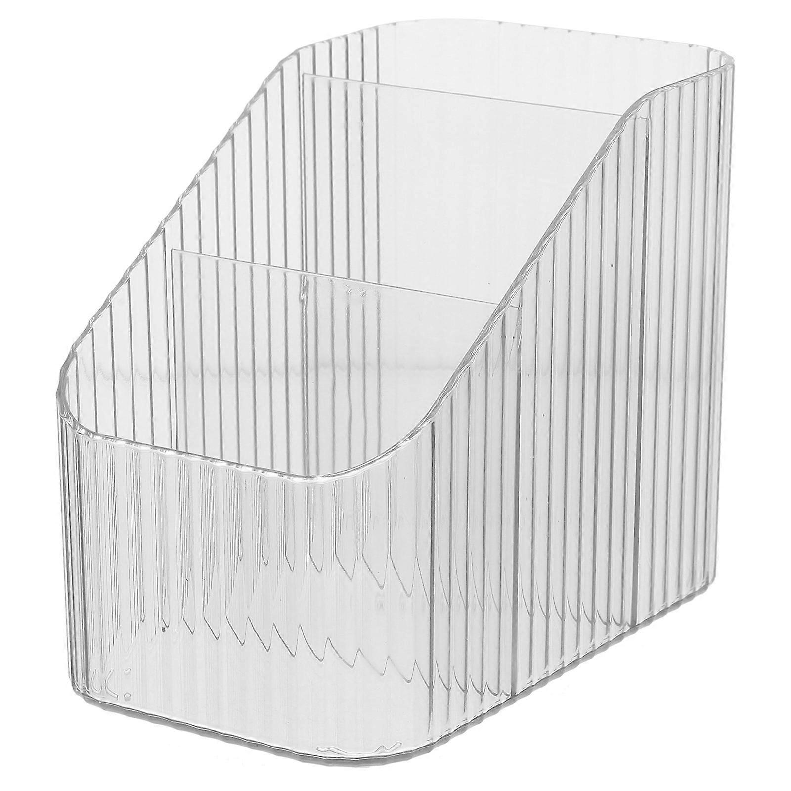 Office Stationery Storage Box Sturdy Stationery Arrangement Holder Home Use Organization 1Pcs