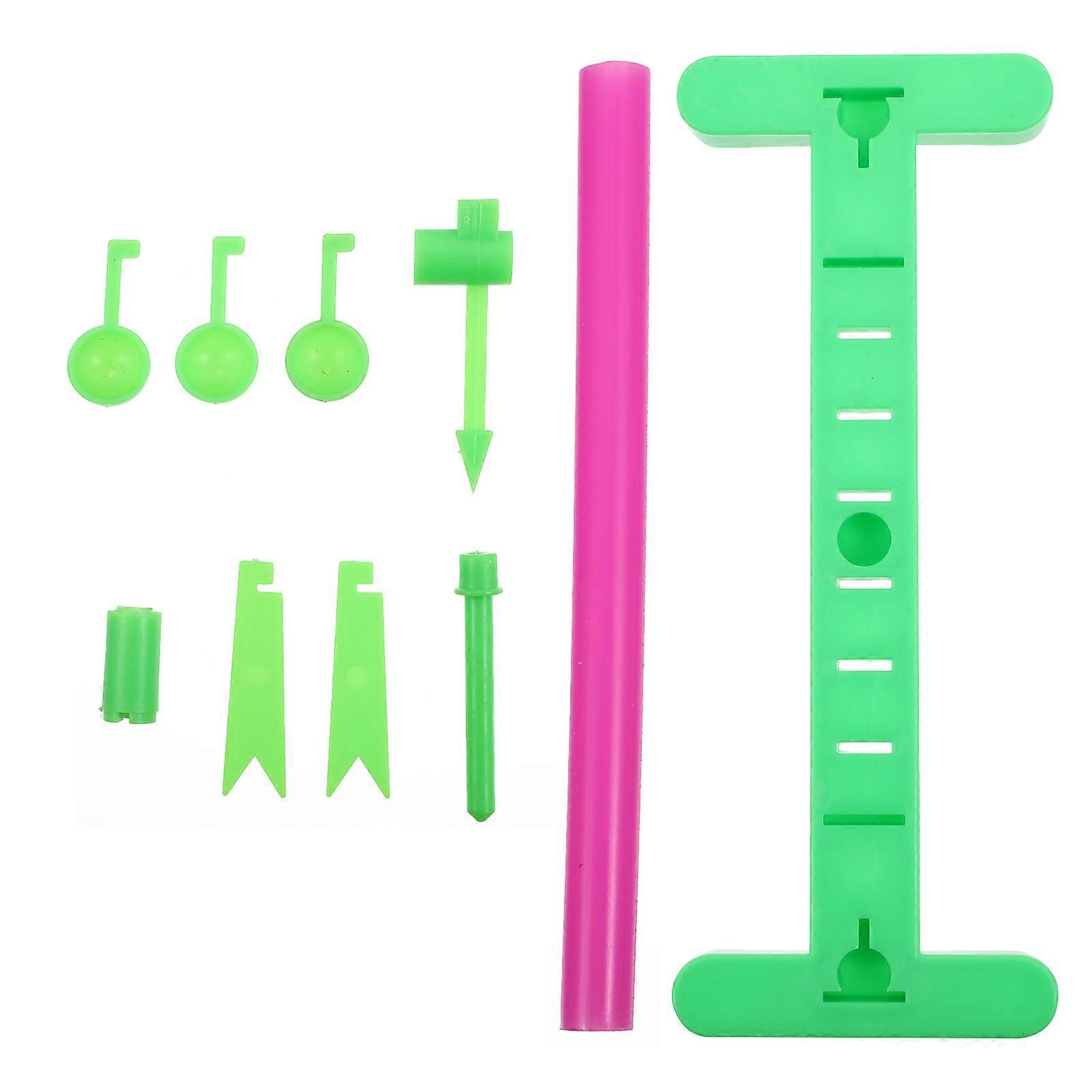 Anemometer DIY Handmade Anemometer Wind Vane Educational Toy for Kids 18.5X7X2CM Wind Measurement 1Set