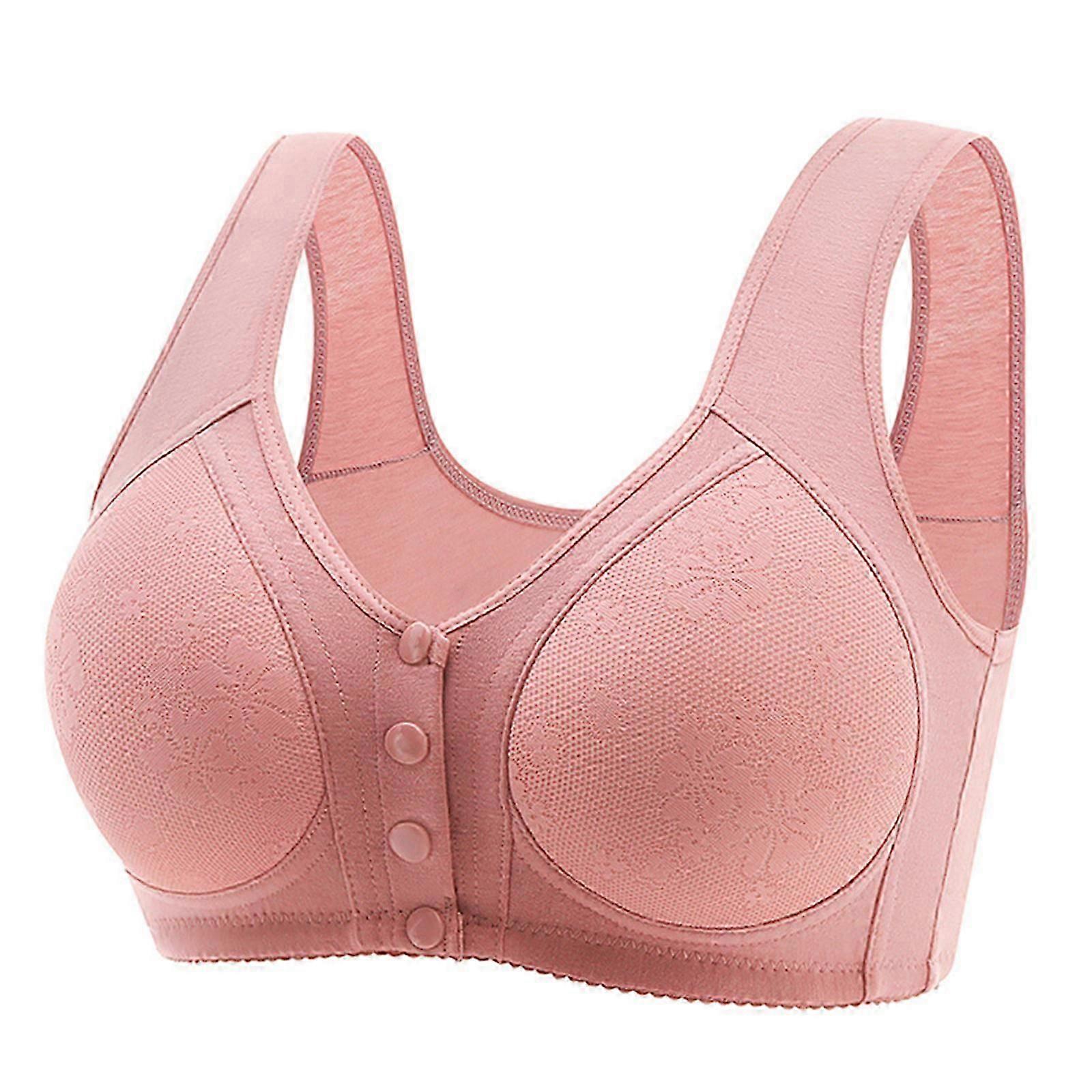 2024 soutiens-gorge Daisy pour les femmes plus âgées Fermeture frontale, confortable pratique sans fil Soutien-gorge
