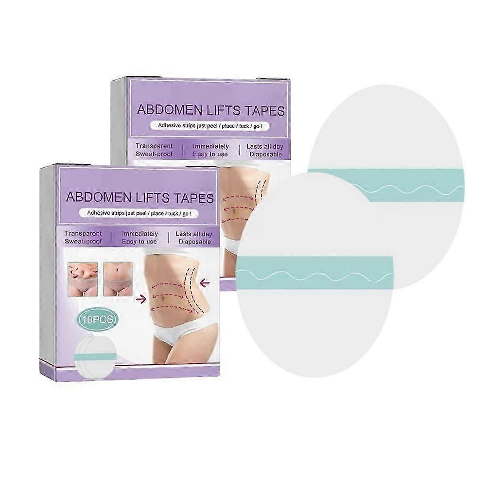 Bandes de lifting de l’abdomen, patch de lifting du ventre invisible transparent, ruban de levage de l’abdomen Patch de cellulite lisse