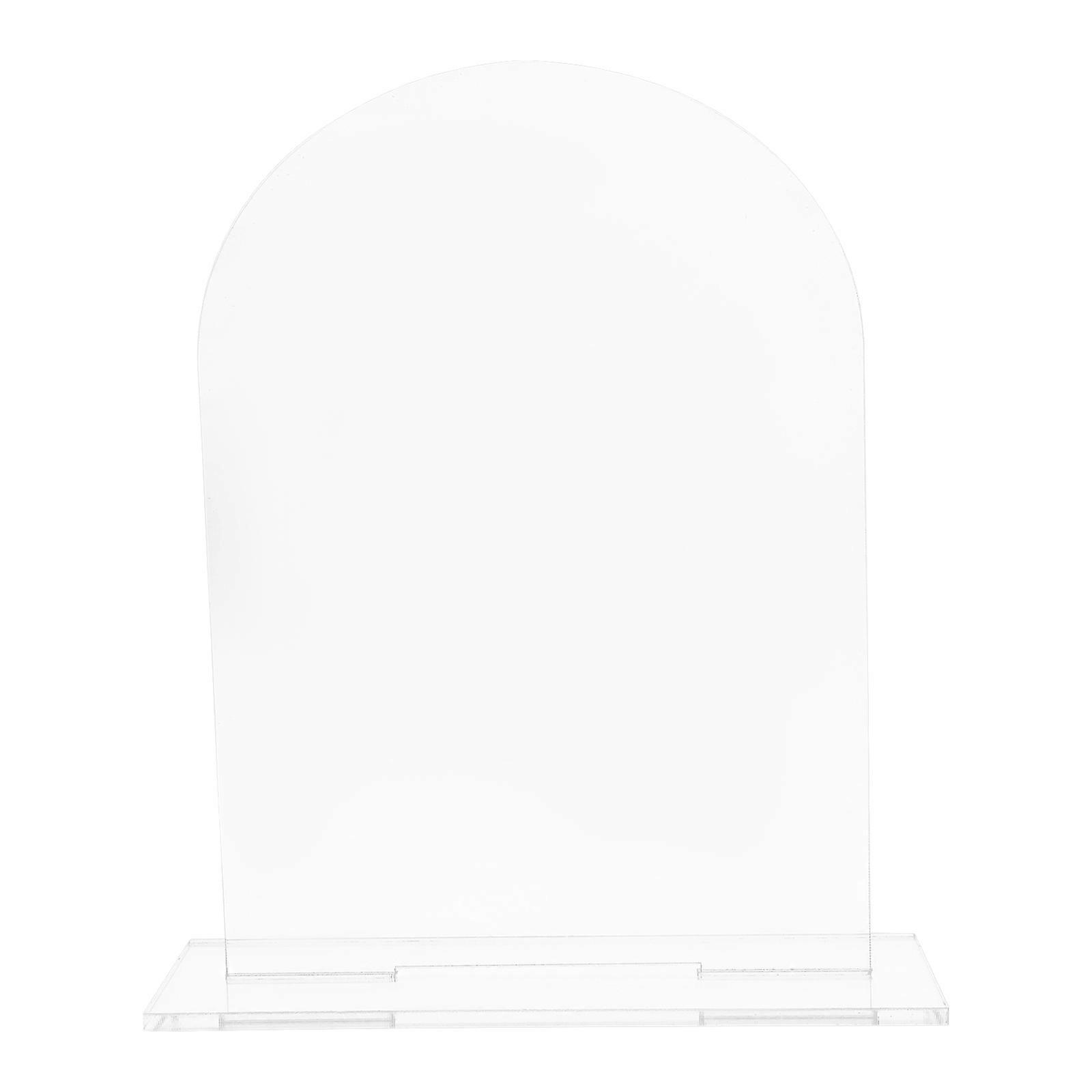 Wedding Decor For Reception Arch Shape Acrylic Place Cards Writing Names 5Pcs