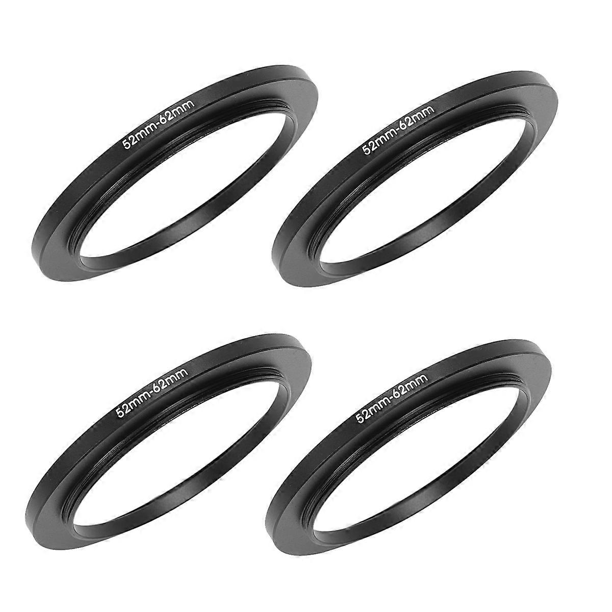 52mm-62mm 52mm to 62mm Black Step Up Ring Adapter for Camera