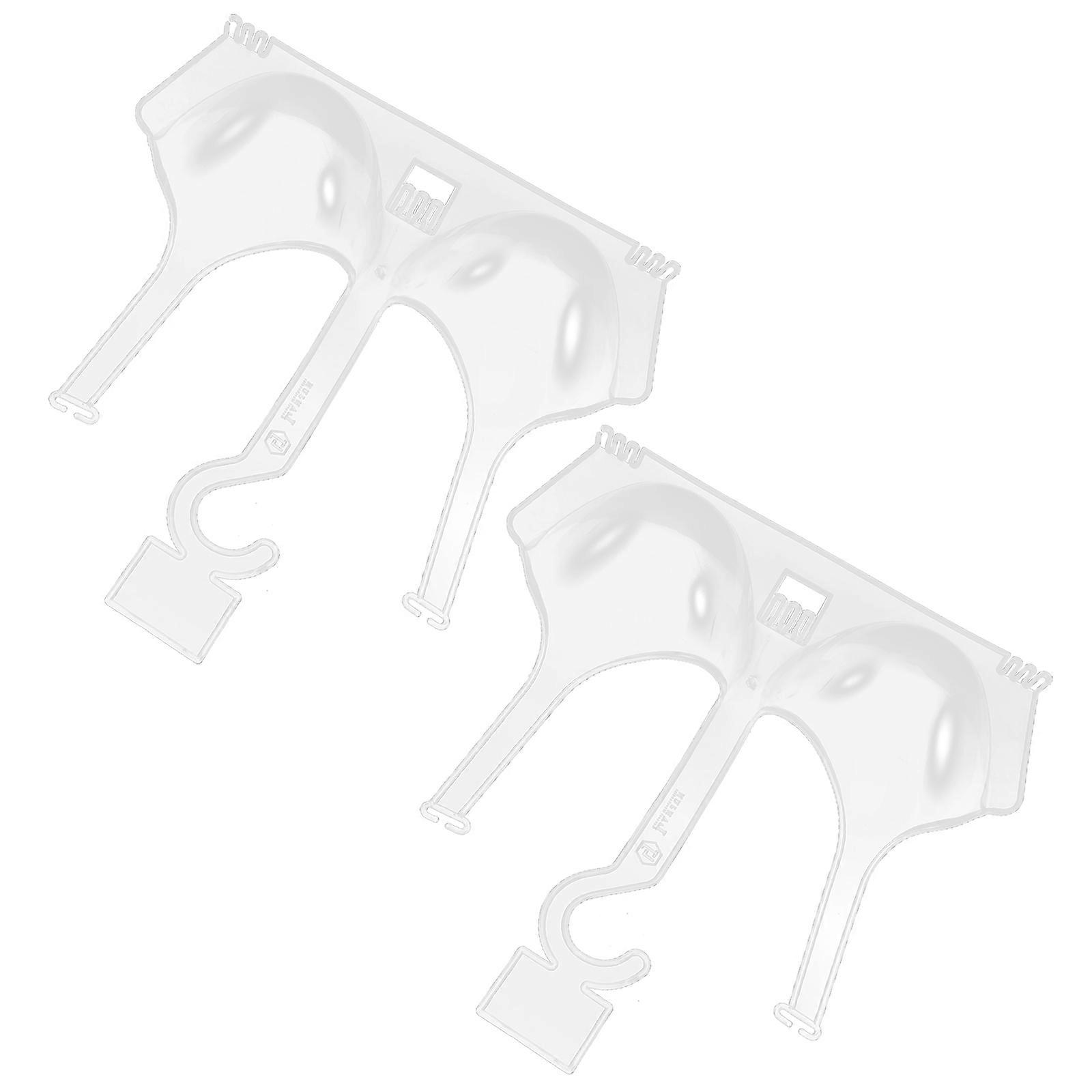 2pcs Compact Lightweight Mannequin Display Underwear Hanger for Clothing Stores – Plastic Construction for Window and Counter Displays