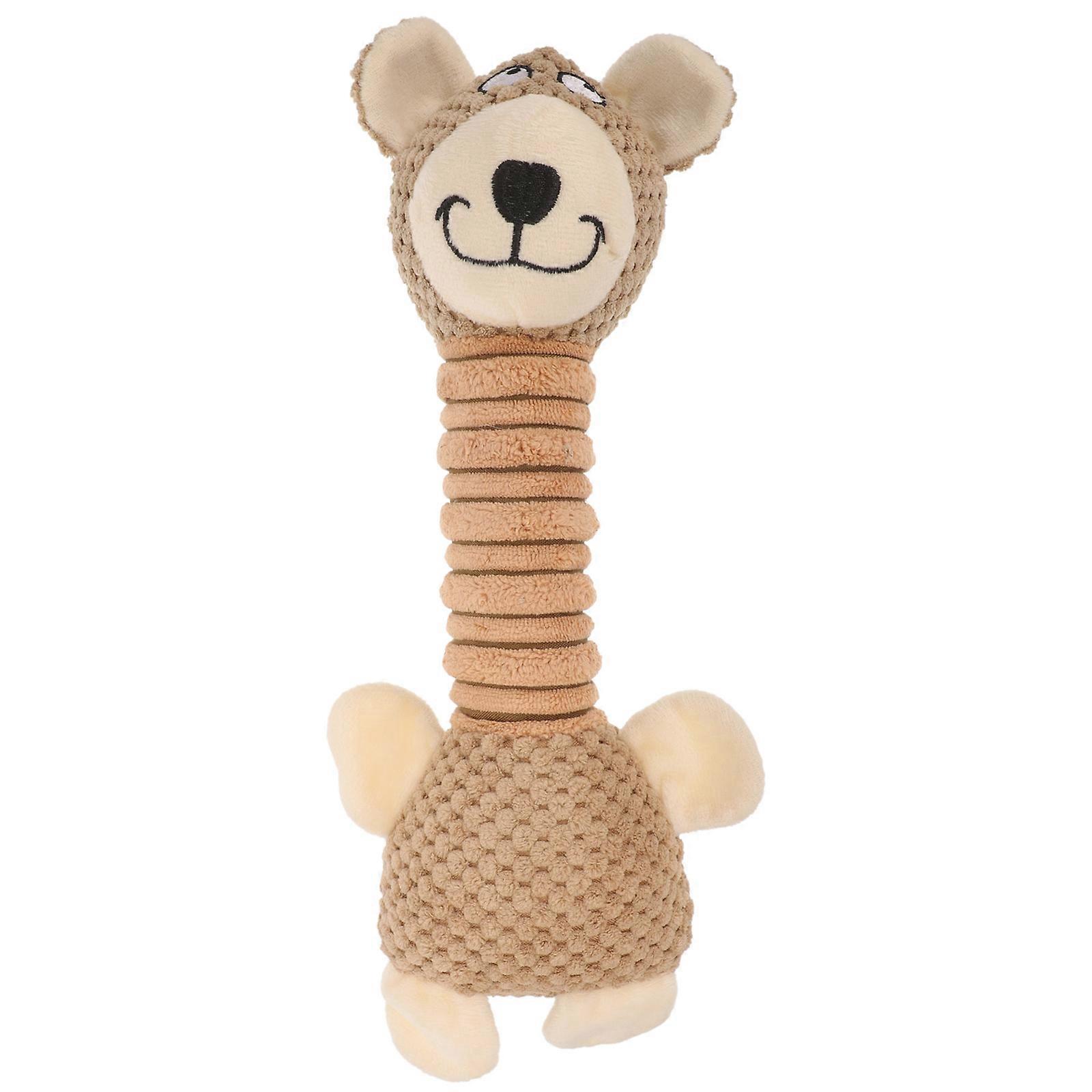 Puppy Squeaky Toys Elastic Plush Toy Pet Training Pet Entertainment 33X7CM Playing 1Pcs