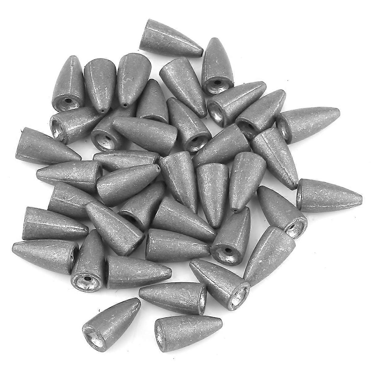 40pcs Angelköder Gewicht Sinker Unique Shape Angelgerät (2g)