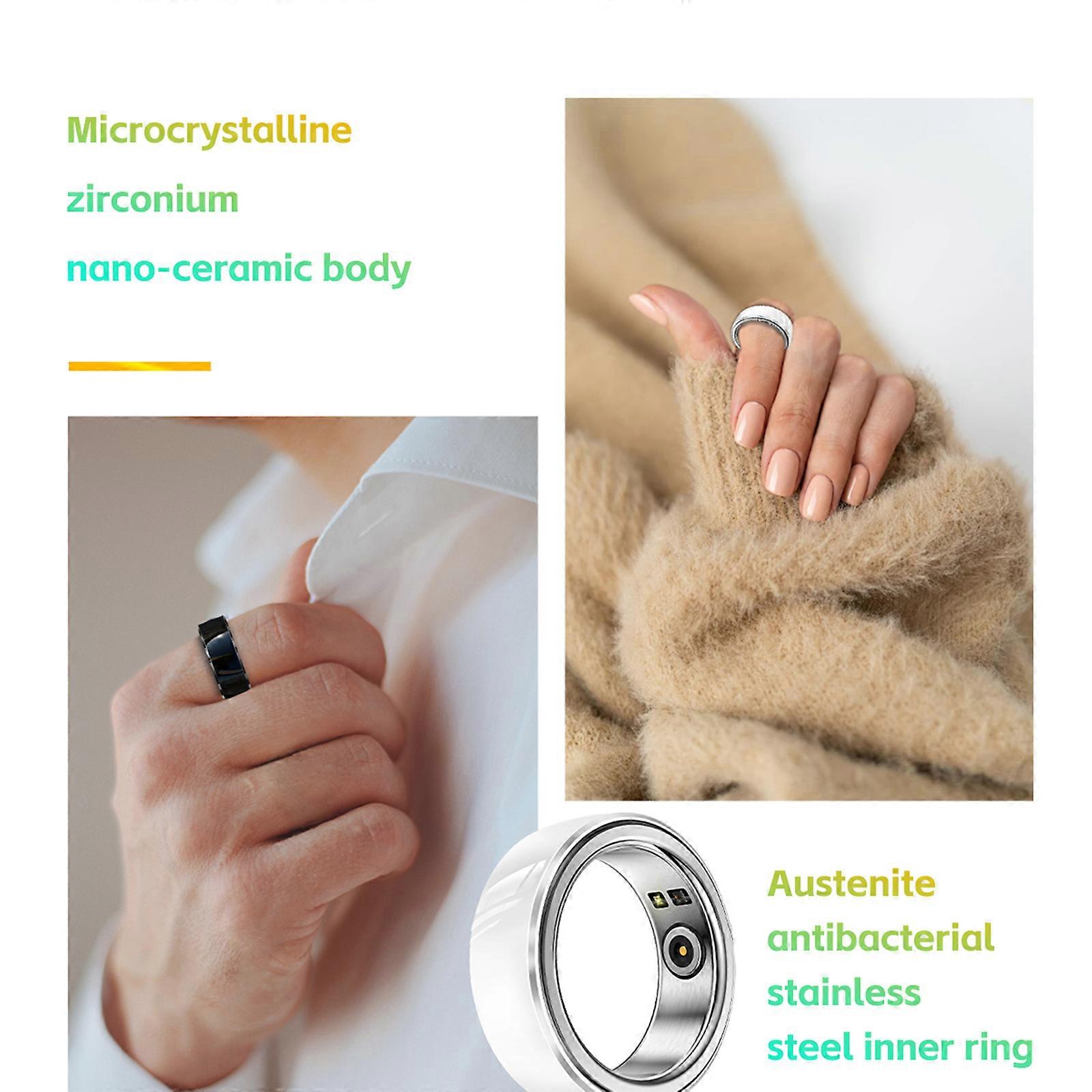 Rogbid R8 Smart Ring - Fitness Tracker, Heart Rate, Sleep Monitor, Waterproof, Android/iOS