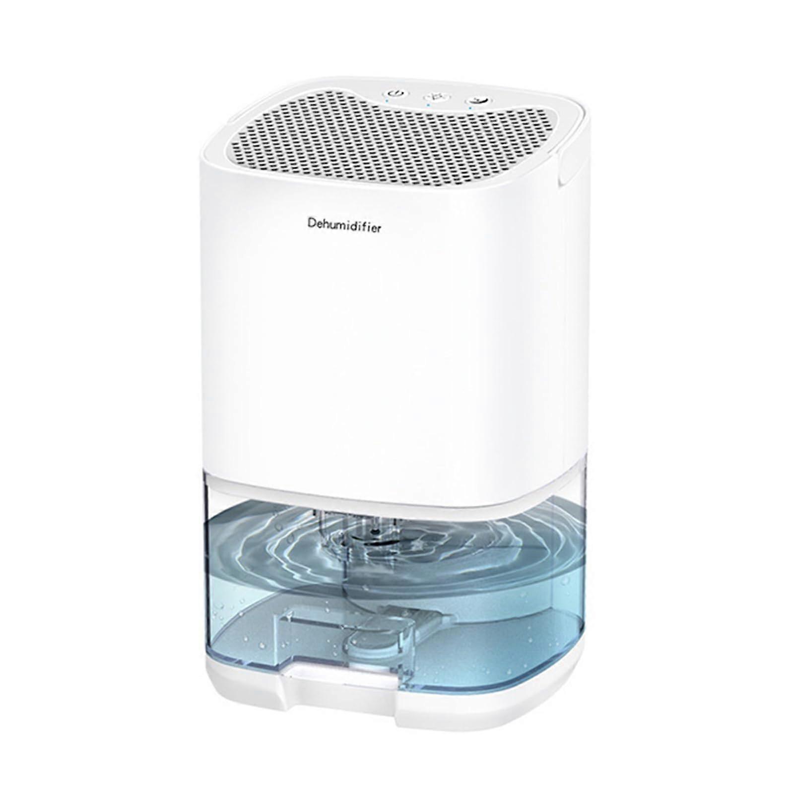 Mini Dehumidifier For Home, Compact ABS Plastic Moisture Absorber, Efficient Humidity Control, With Light, White EU Plug