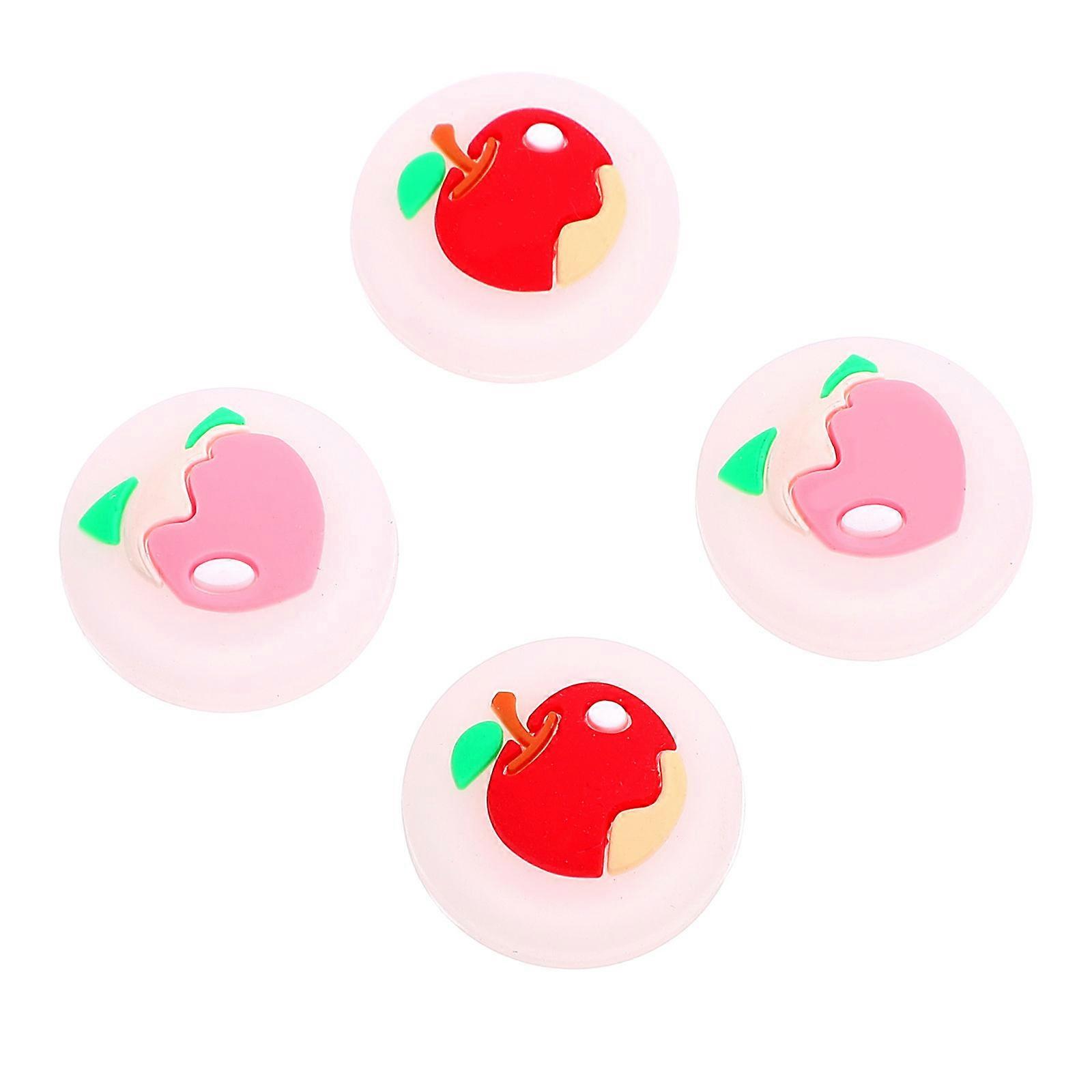 Silicone Joystick Caps for Gaming with Assorted Colors and Fruit Design 4 Pieces