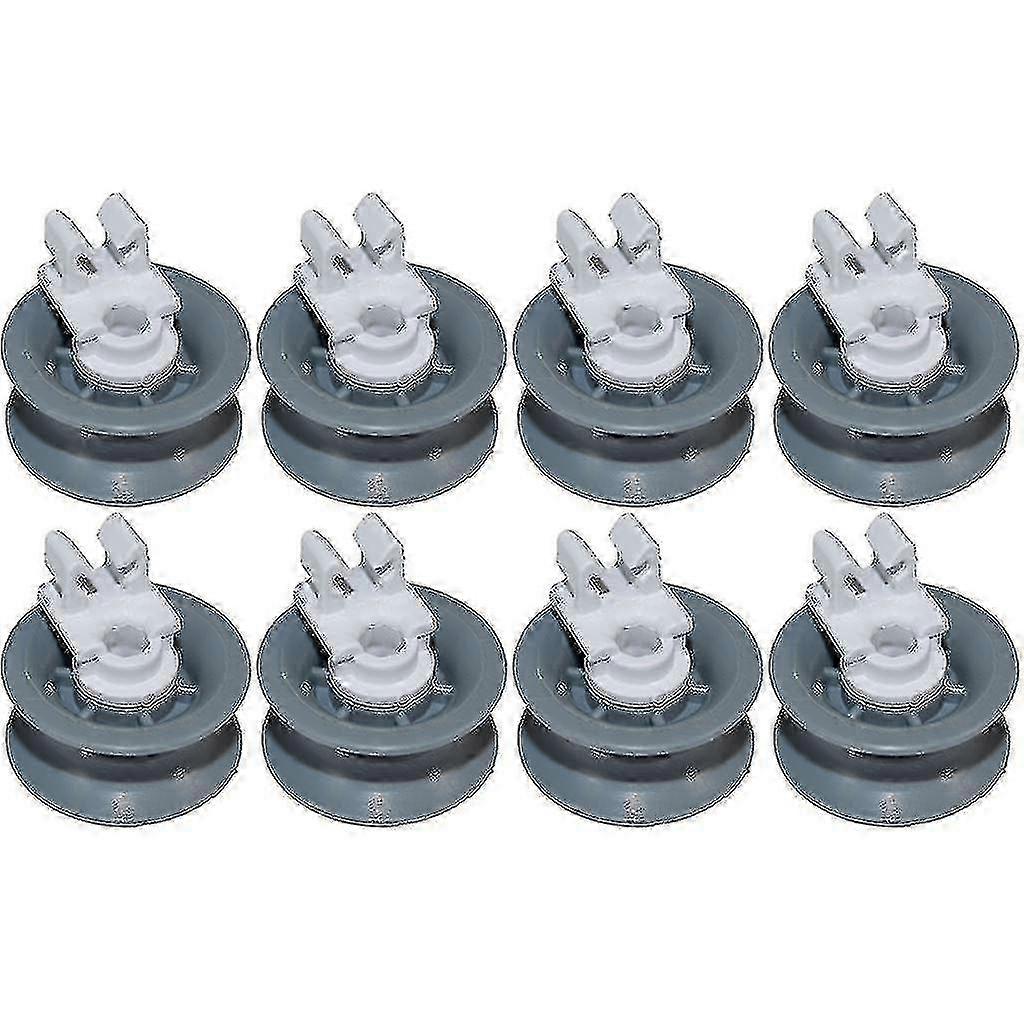 Bosch Neff Siemens Dishwasher Upper Basket Wheel Replacement - 8 Pack