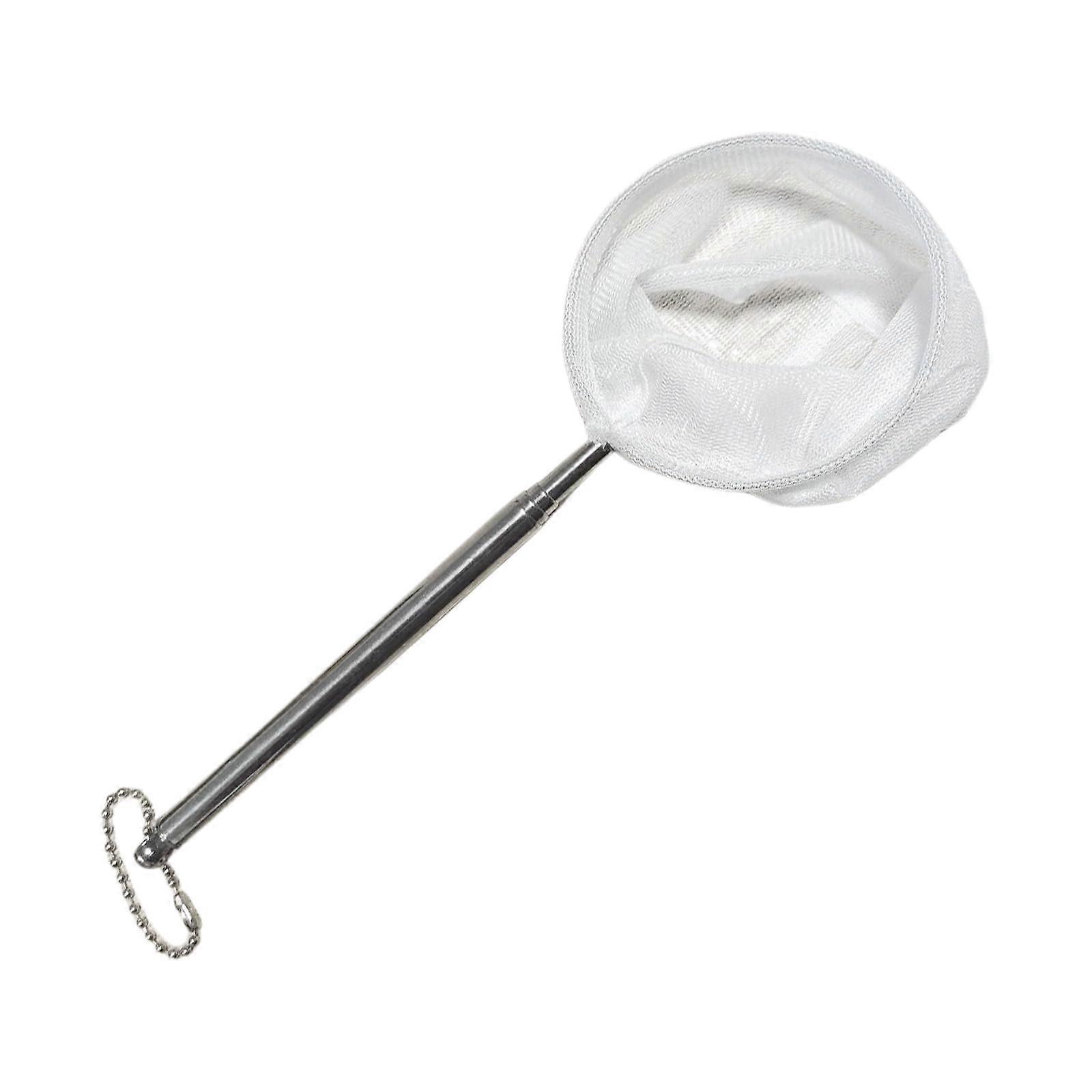 Retractable Fishing Net with 3D Fine Net for Freshwater and Saltwater Applications, Large Aquariums, Fish Landing Net