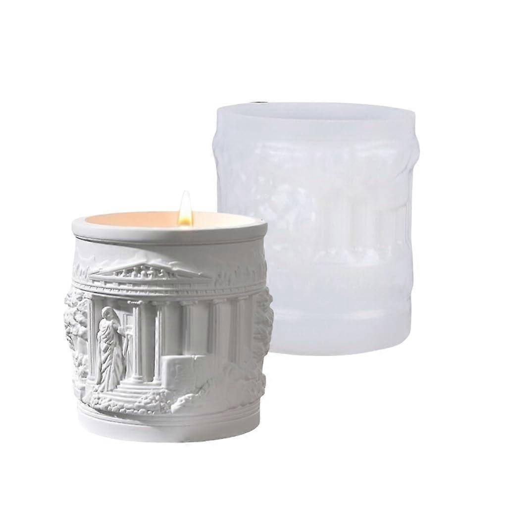 Multipurpose Silicone Mould for Handmade Nordic Storage Cups, Resin Plaster Crafting Supplies, 3D Design, BPA-Free Material
