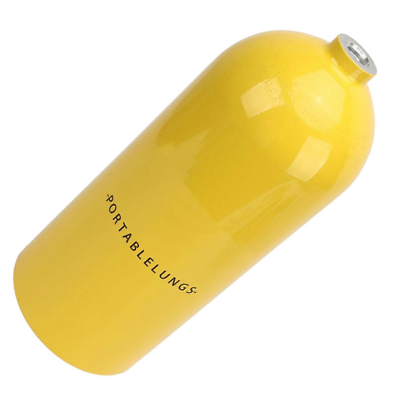 DIDEEP Scuba Diving Tank Kit Backup Air Diving Tanks Cylinder Underwater Oxygen Tank with Backpack Eyes Protector Yellow