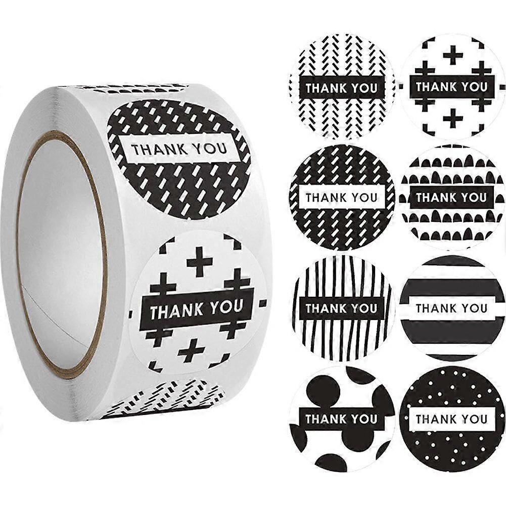 Handmade Thank You Stickers 500pcs/set SelfAdhesive Labels, Thank You for Baking Packaging Stickers for Gift Wrapping Style 1